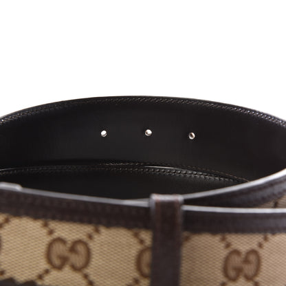 Gucci Monogram Interlocking G Belt 85 34 Dark Brown 4 of 6