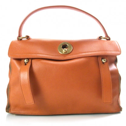 Saint Laurent Leather Muse Two Orange 1 of 9
