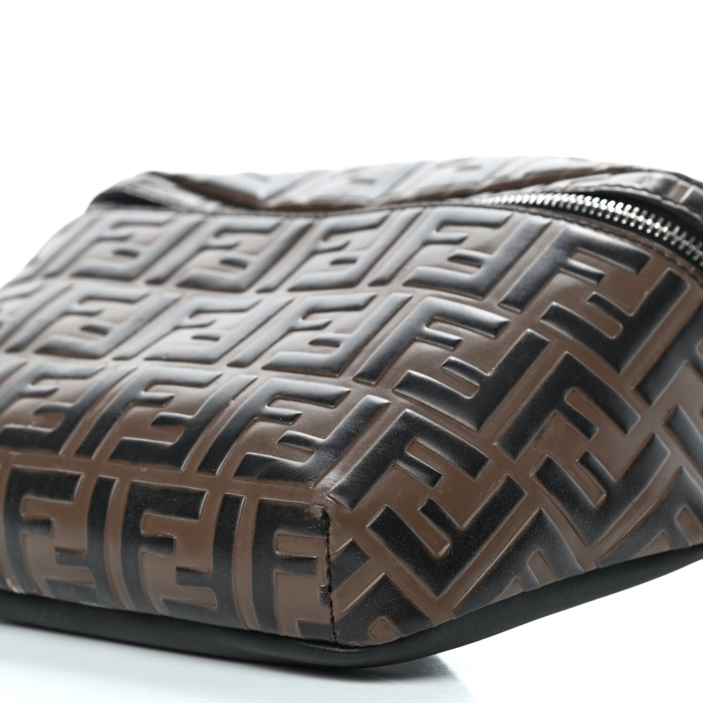 Vitello Century Bi-Color FF 1974 Embossed Belt Bag Maya Black