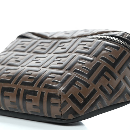 Fendi Vitello Century Bi-Color FF 1974 Embossed Belt Bag Maya Black 10 of 11