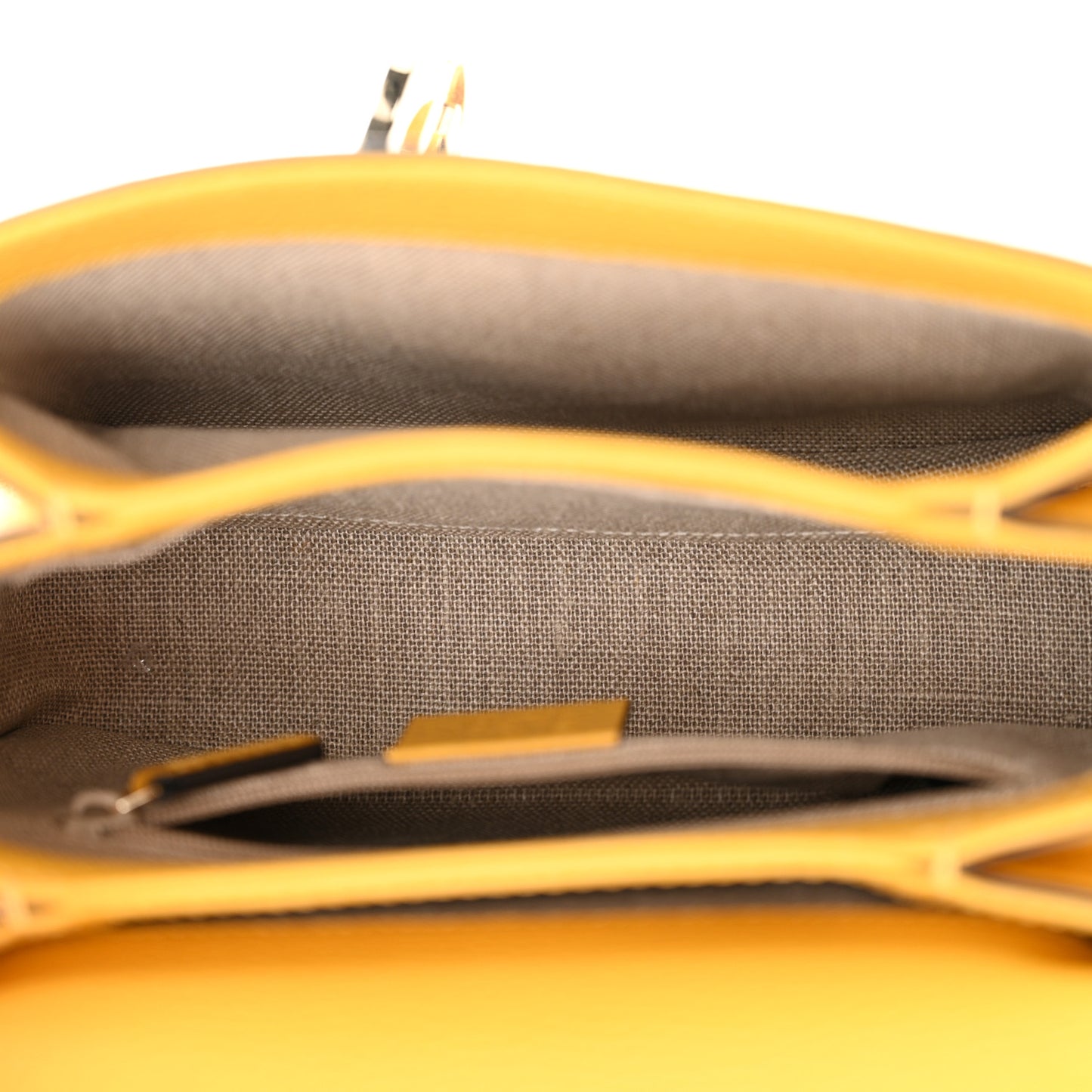 Dollar Calfskin Interlocking G Crossbody Bag New Buttercup