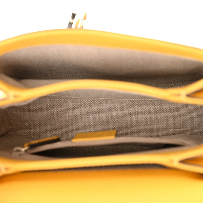 Gucci Dollar Calfskin Interlocking G Crossbody Bag New Buttercup 5 of 12