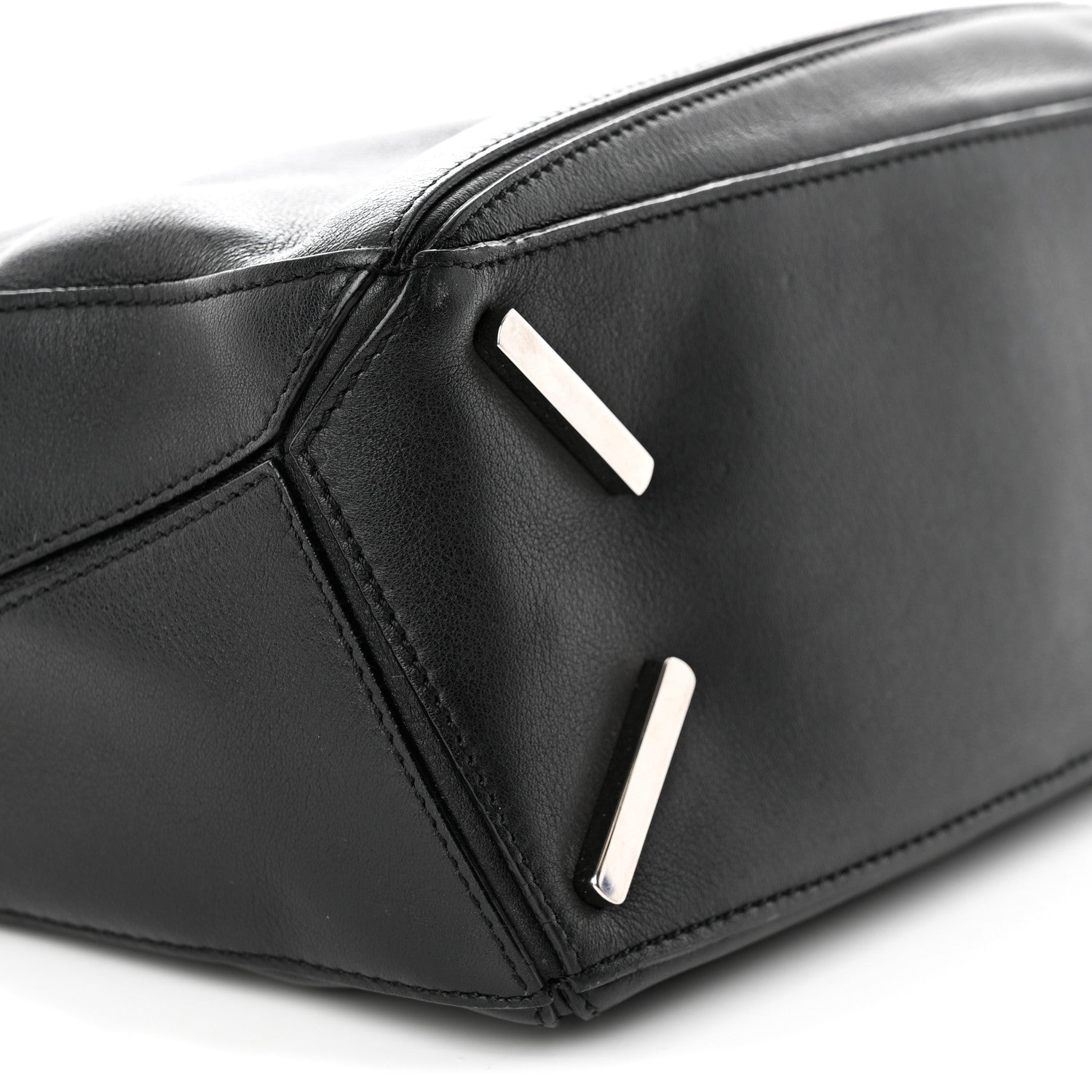 Loewe Calfskin Small Puzzle Bag Black 9 of 19