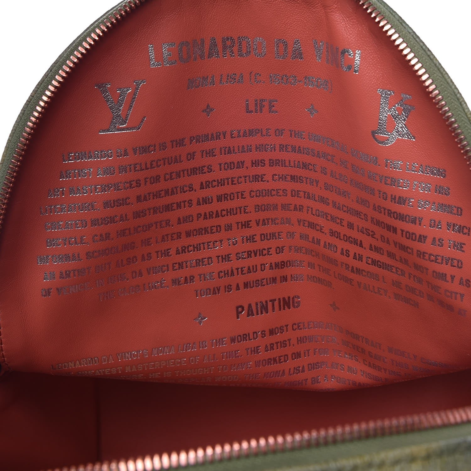 Louis Vuitton Masters Da Vinci Palm Springs Backpack 9 of 11