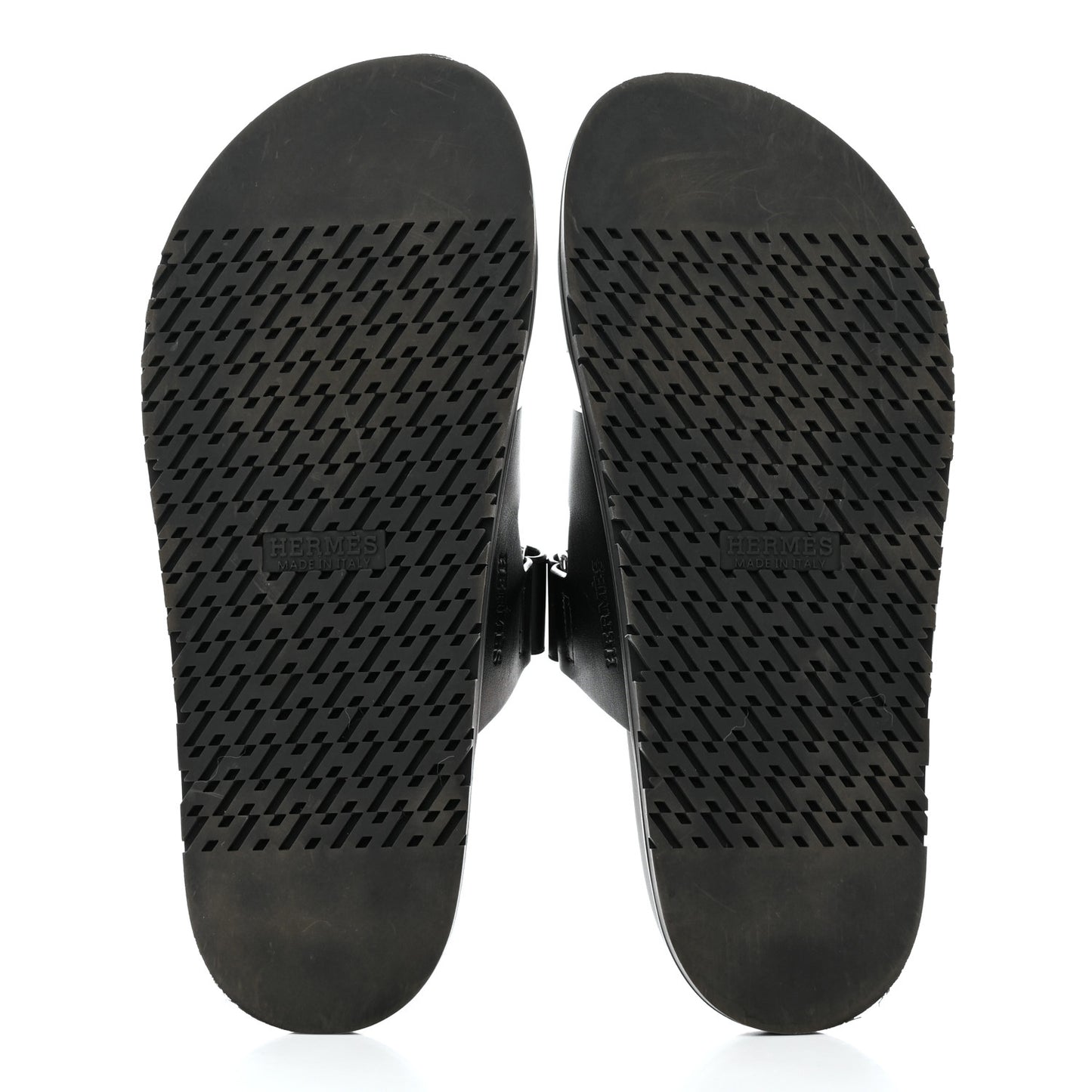 Calfskin Mens Chypre Sandals 44 Black