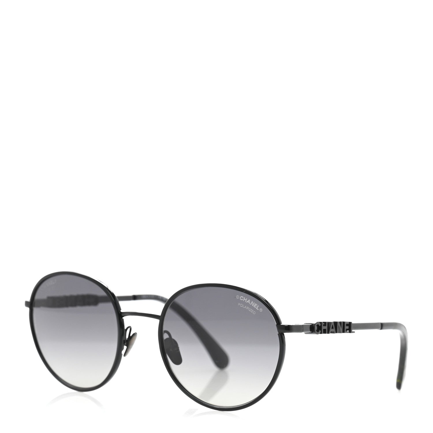 Chanel Metal Pantos Sunglasses 4282 Black 1 of 8
