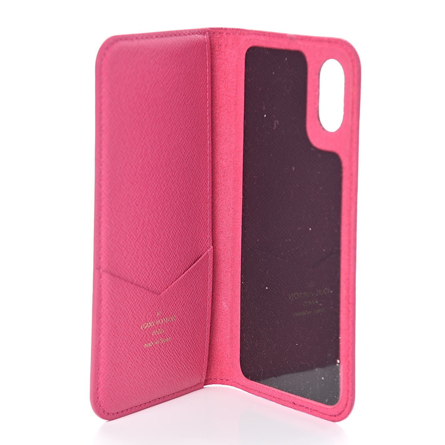 Louis Vuitton Monogram iPhone X Folio Case Rose Pop 5 of 6