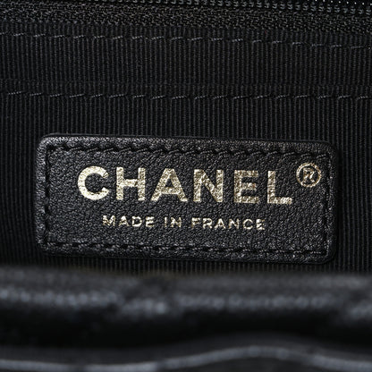 Chanel Caviar Calfskin Quilted Small Top Handle Flap Black 6 of 10
