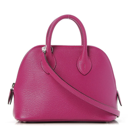 Hermes Chevre Mysore Mini 1923 Bolide Rose Pourpre 1 of 8