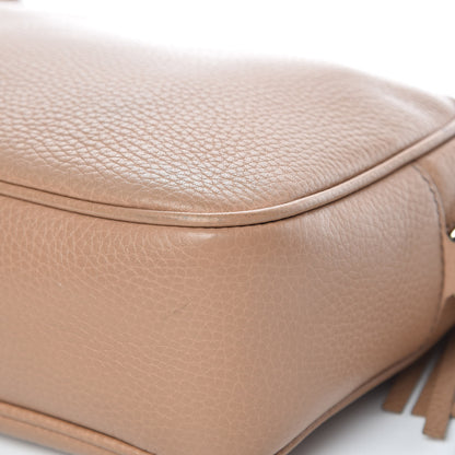 Gucci Pebbled Calfskin Small Soho Disco Bag Camelia 13 of 17