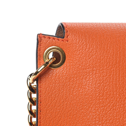 Loewe Goatskin Avenue Shoulder Bag Orange 7 of 13