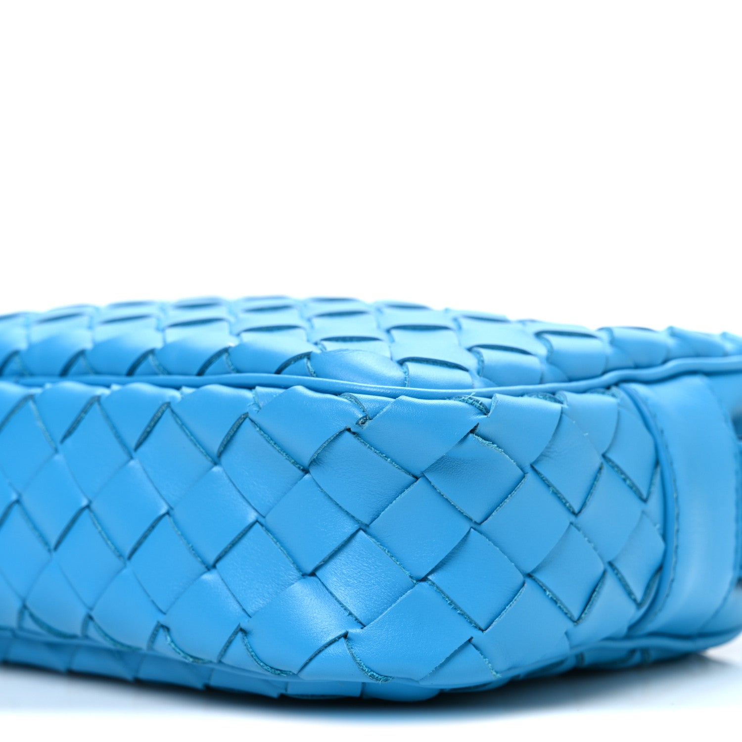 Bottega Veneta Calfskin Intrecciato Small Camera Bag Pool Blue 11 of 11