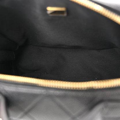 Chanel Caviar Quilted CC Small Top Handle Vanity Case Black 5 of 12