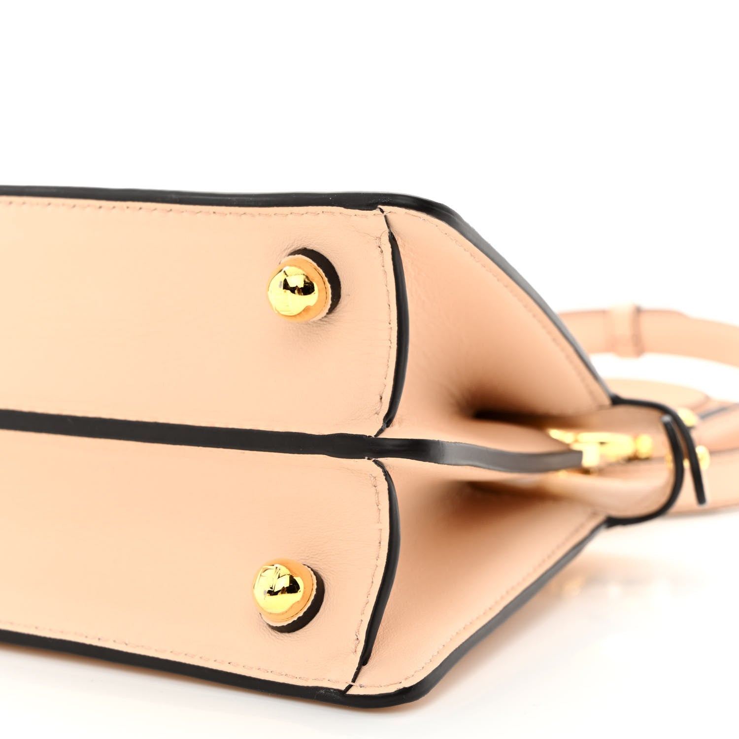 Fendi Shiny Nappa Petite Peekaboo I SEE U Satchel Rosa Confetto 13 of 13