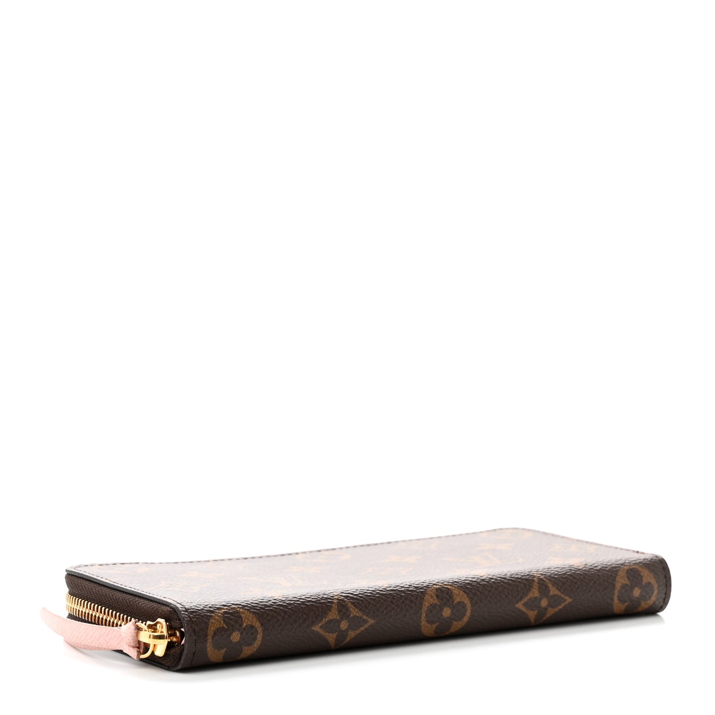 Monogram Clemence Wallet Rose Ballerine