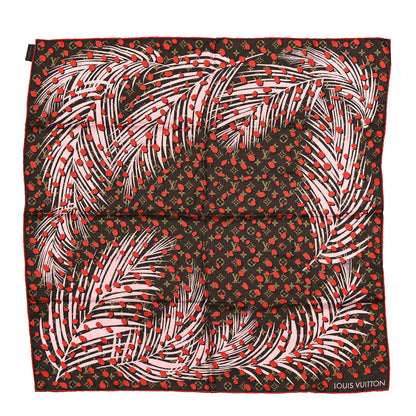 Louis Vuitton Silk Monogram Jungle Dots Scarf Sugar Pink Poppy 1 of 4