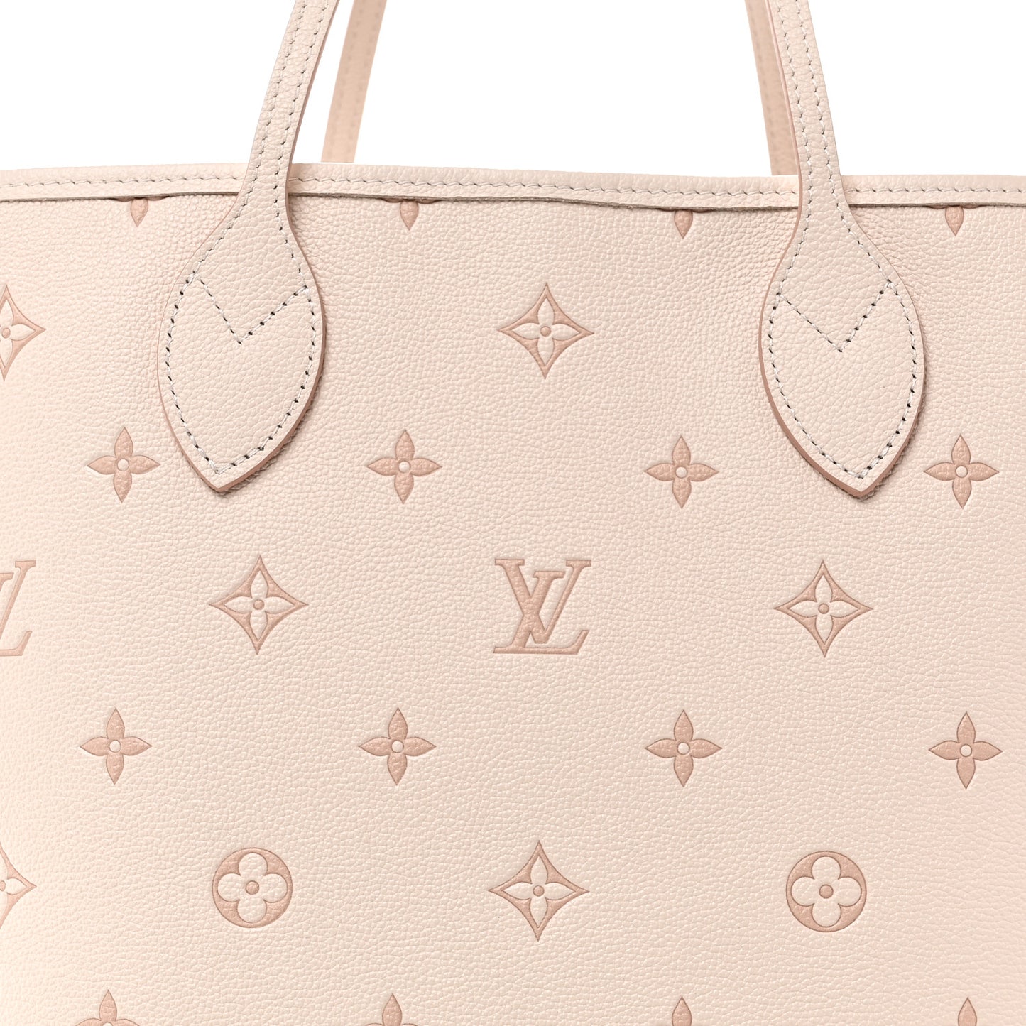 Monogram Debossed Neverfull MM Eden