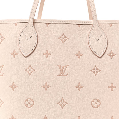 Louis Vuitton Monogram Debossed Neverfull MM Eden 8 of 10