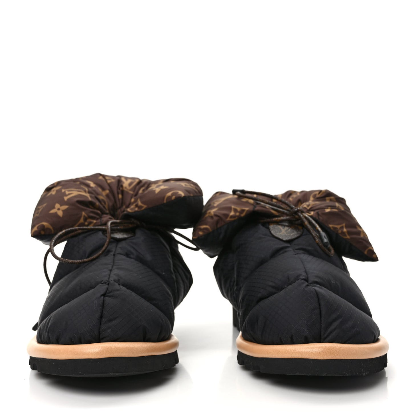 Nylon Monogram Pillow Comfort Ankle Boot 39 Black