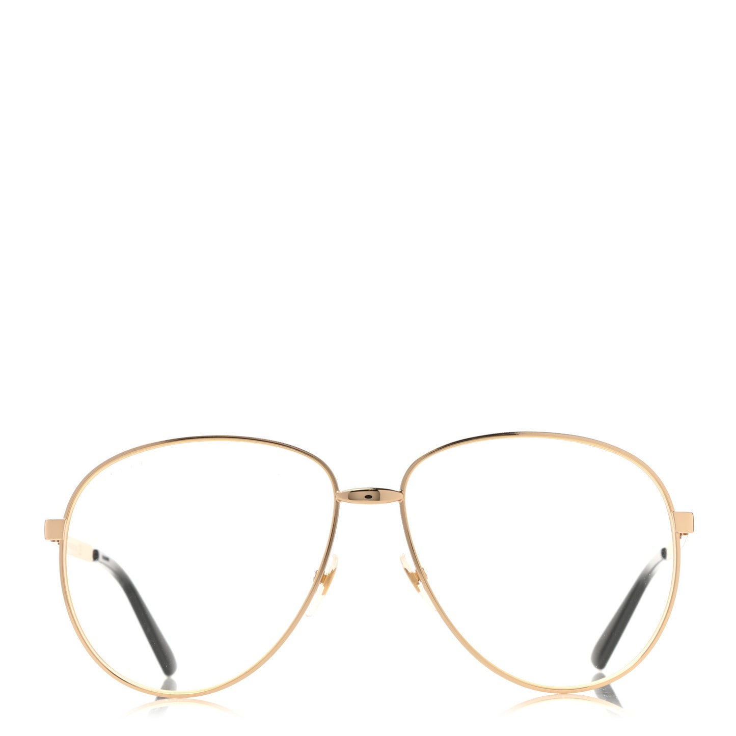 Aviator Eyeglasses GG0138S Gold Black