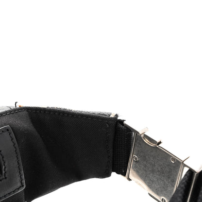 Saint Laurent Canvas Classic Belt Bag Black White 13 of 16