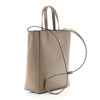 Celine Grained Calfskin Small Vertical Cabas Beige 3 of 9