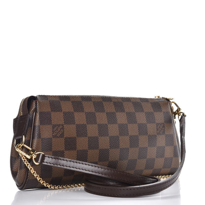 Louis Vuitton Damier Ebene Eva Clutch 3 of 8