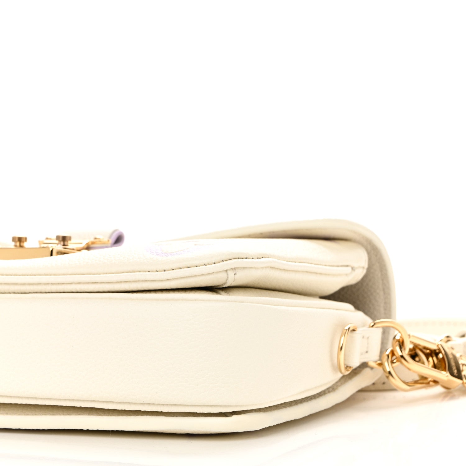 Louis Vuitton Empreinte Monogram Giant Pochette Metis East West Latte Bubble Tea 9 of 10