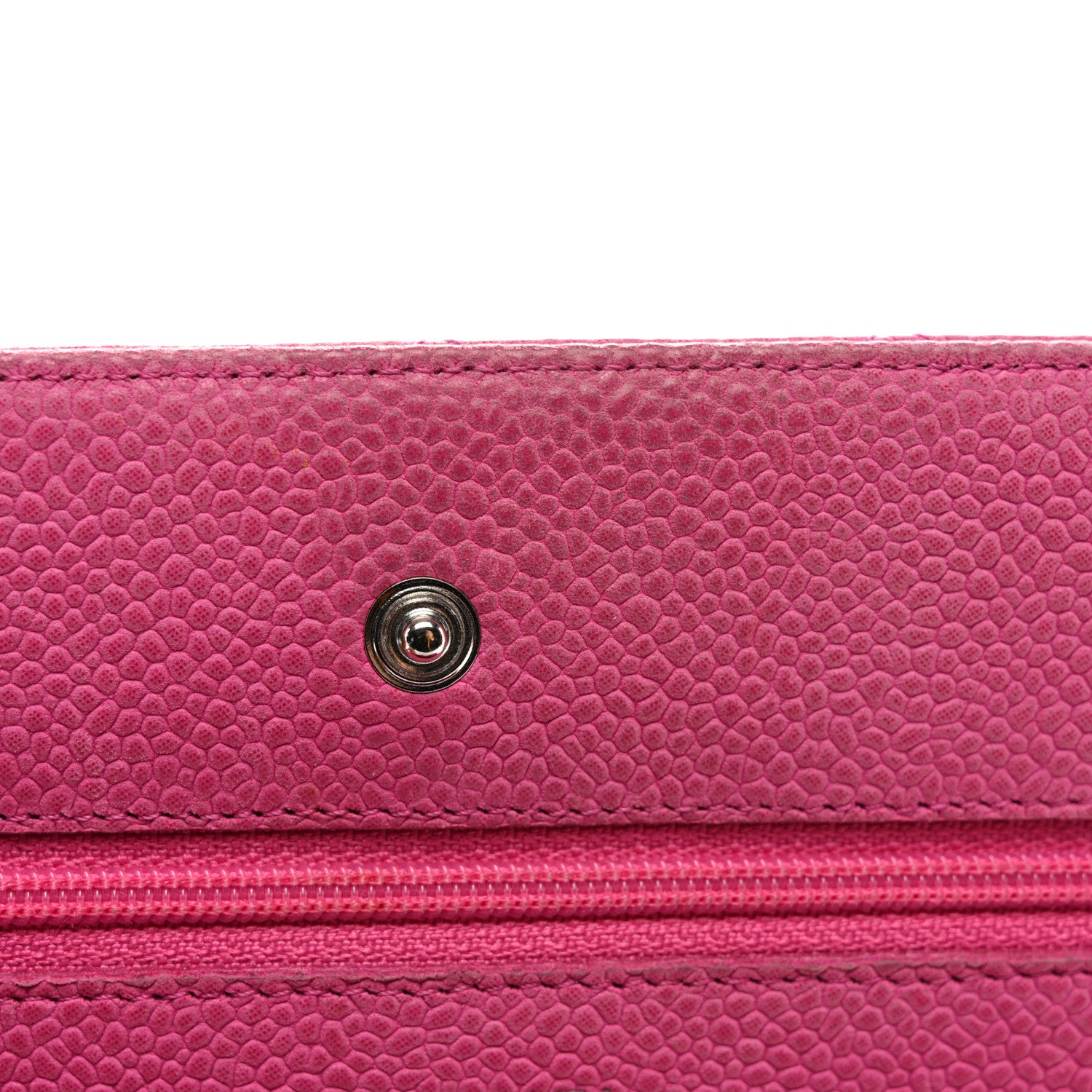 Chanel Iridescent Caviar Quilted Wallet on Chain WOC Pink 13 of 14