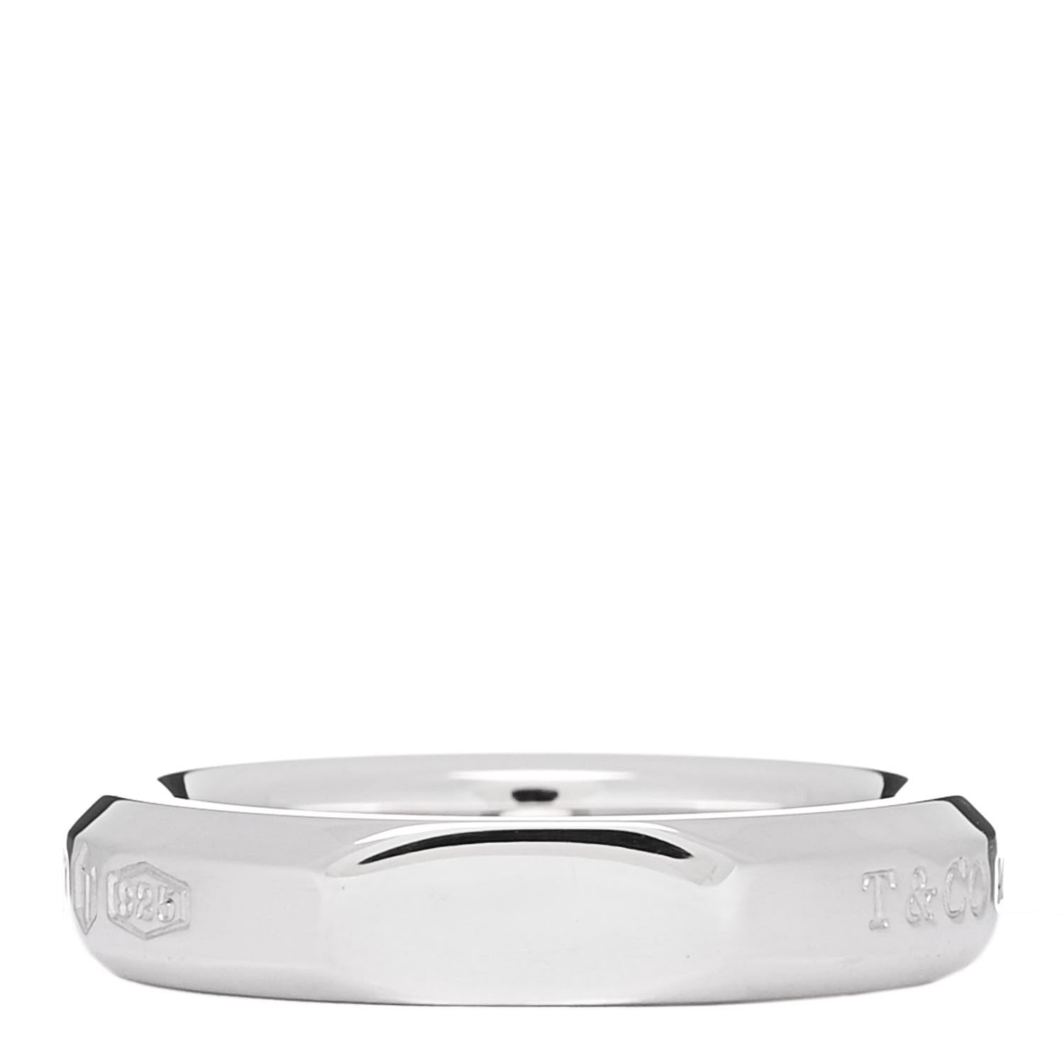 Tiffany Sterling Silver Makers Narrow Slice Ring 52 6 1 of 6