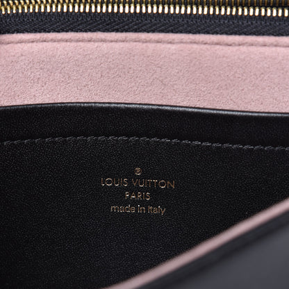 Louis Vuitton Lambskin Embossed Monogram Pochette Coussin Black 8 of 9