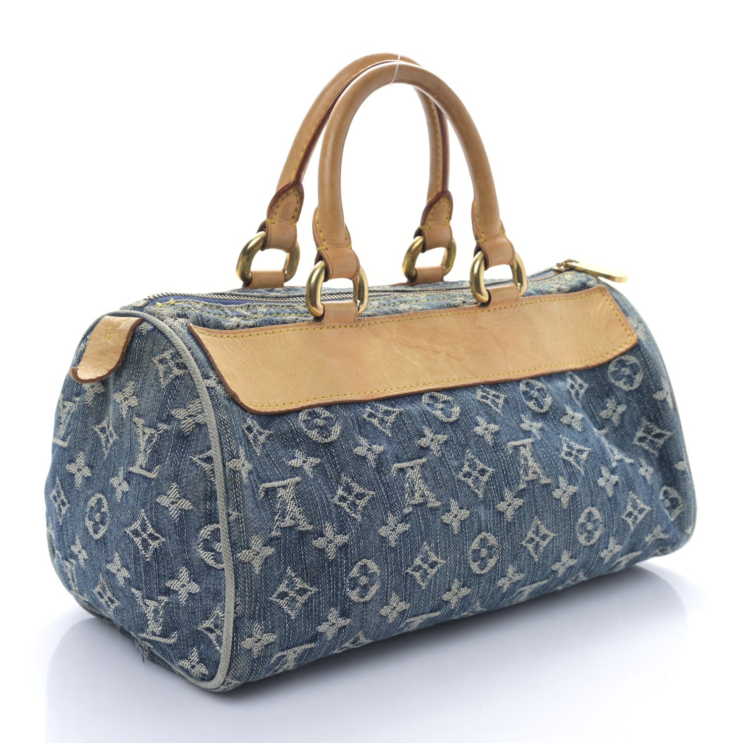 Louis Vuitton Monogram Denim Neo Speedy Blue 3 of 8