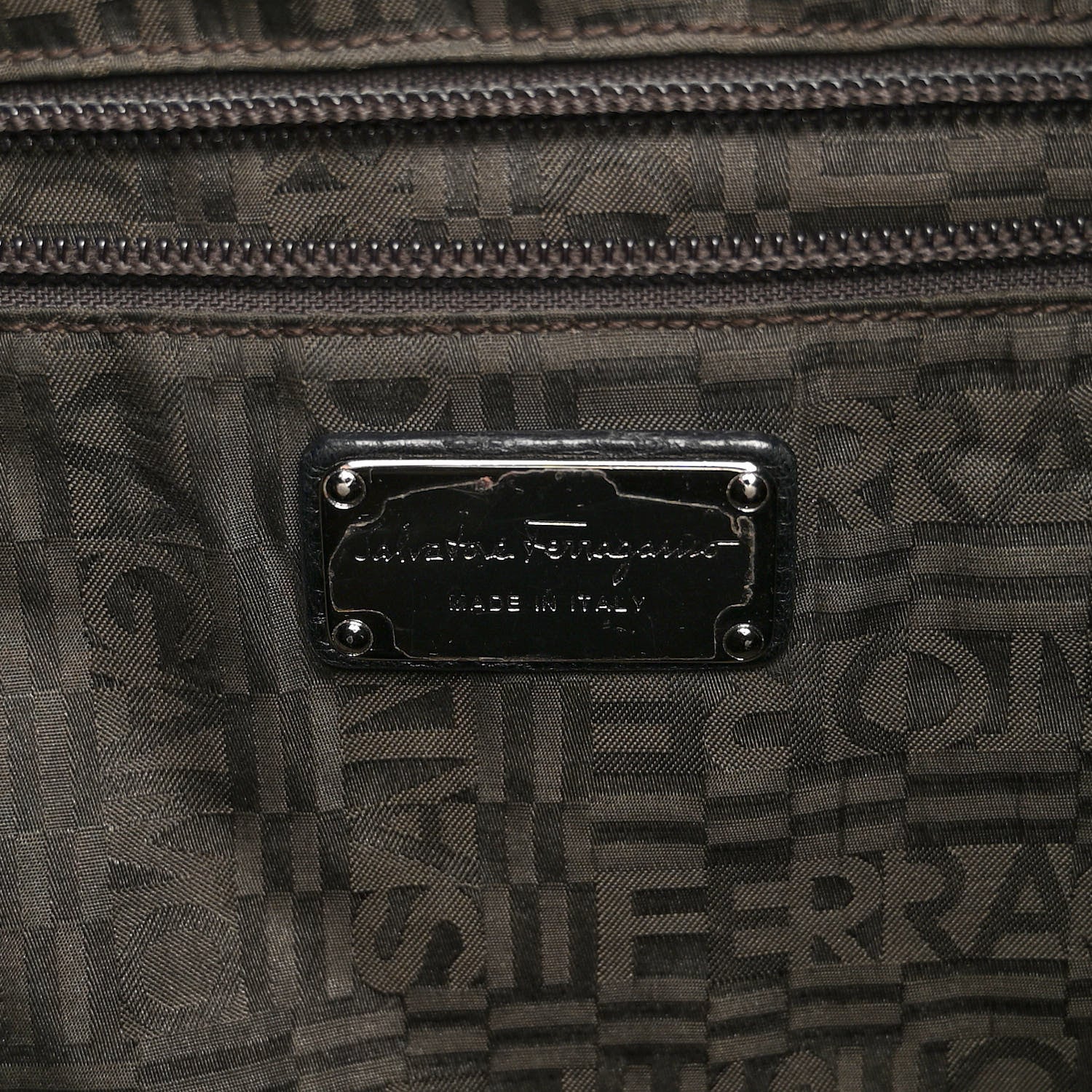 Salvatore Ferragamo Calfskin Hobo Black 7 of 14