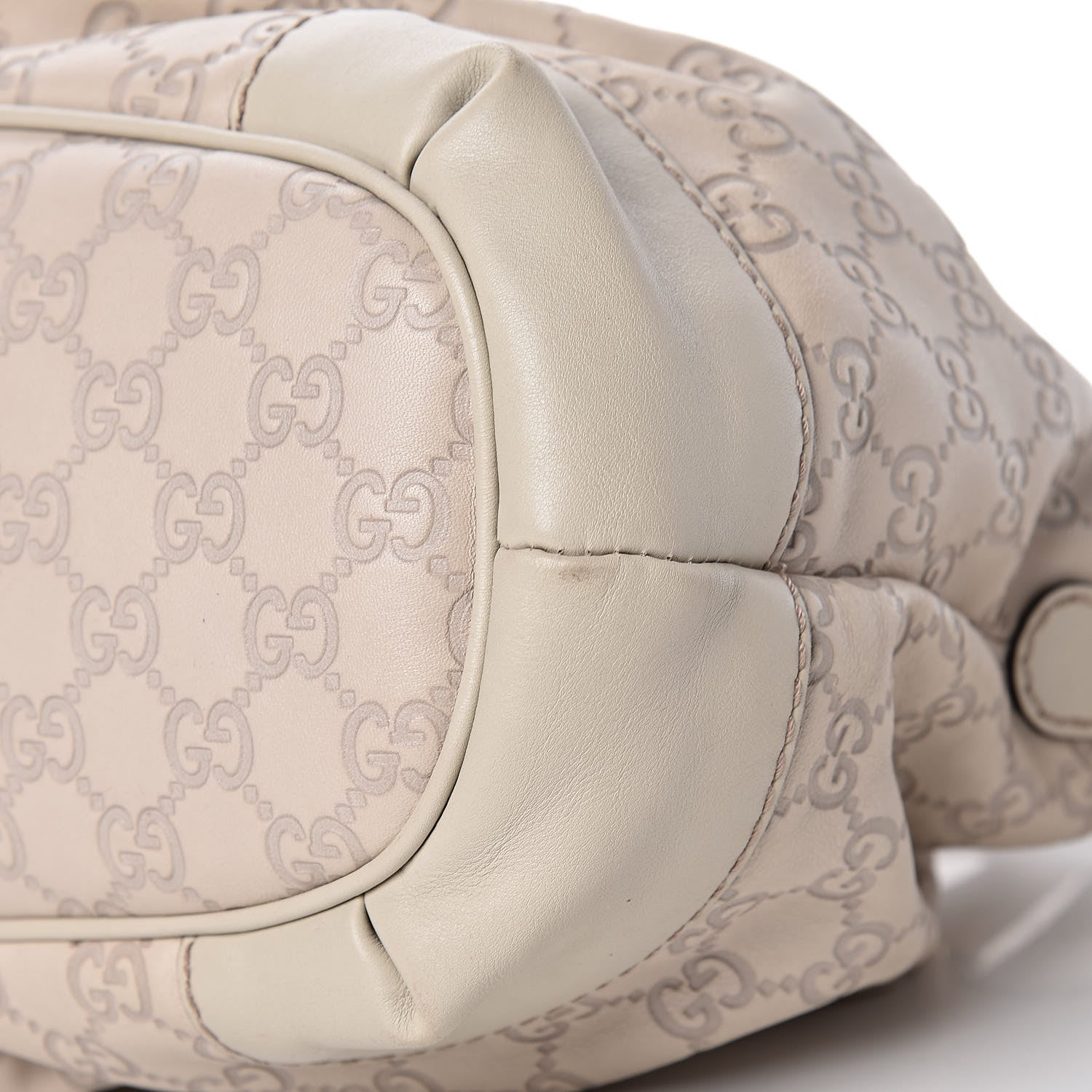 Gucci Guccissima Medium Sukey Top Handle Bag White 13 of 14