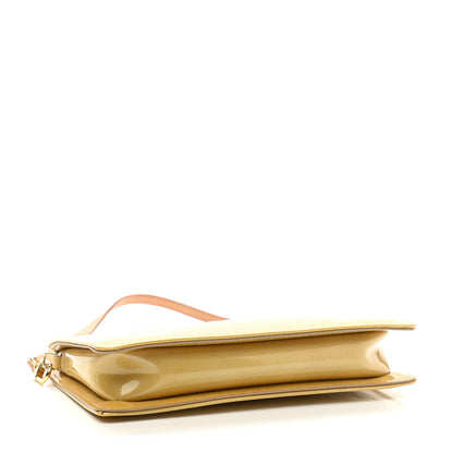 Louis Vuitton Vernis Lexington Pochette Yellow 4 of 9