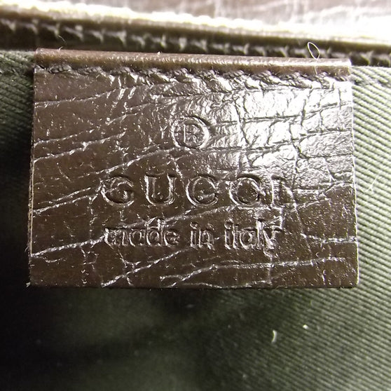 Gucci Monogram Horsebit Clutch Ebony 7 of 8