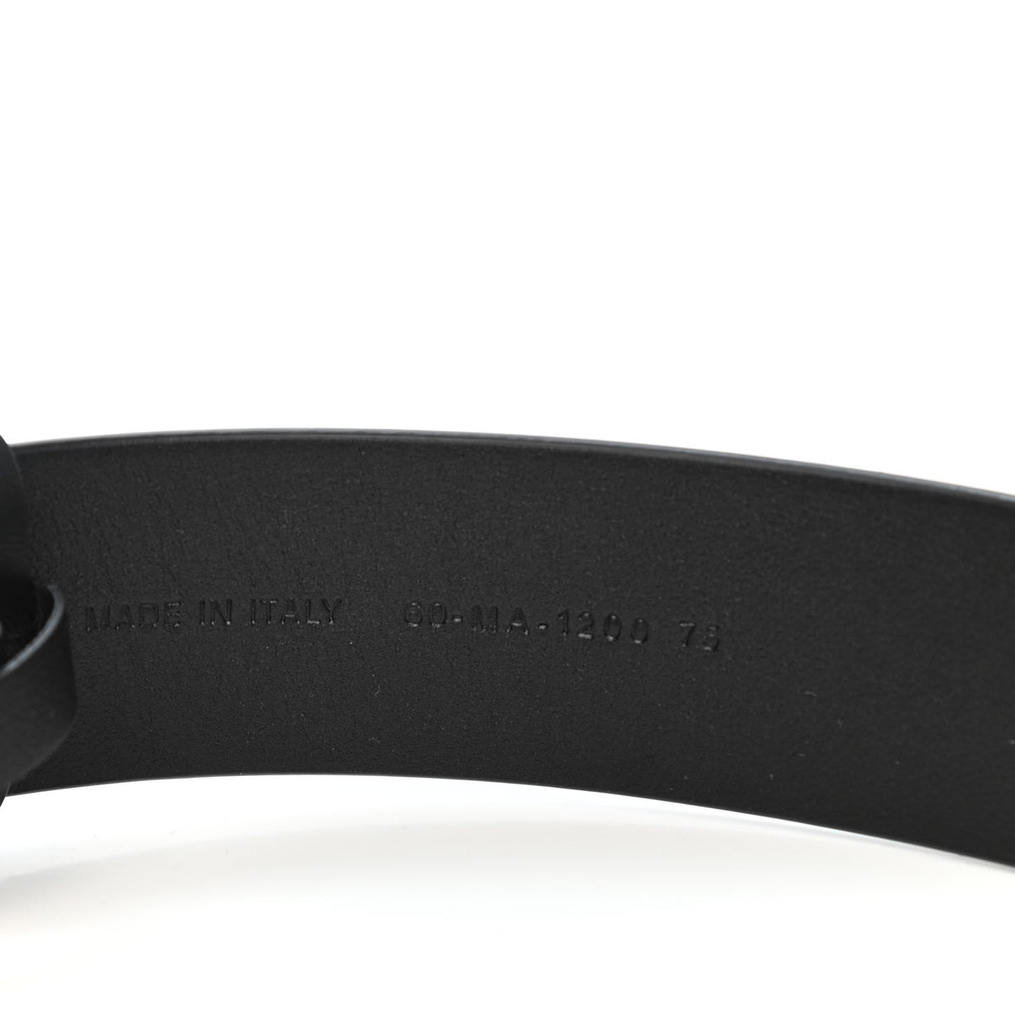 Calfskin 35mm Montaigne Belt 75 Black