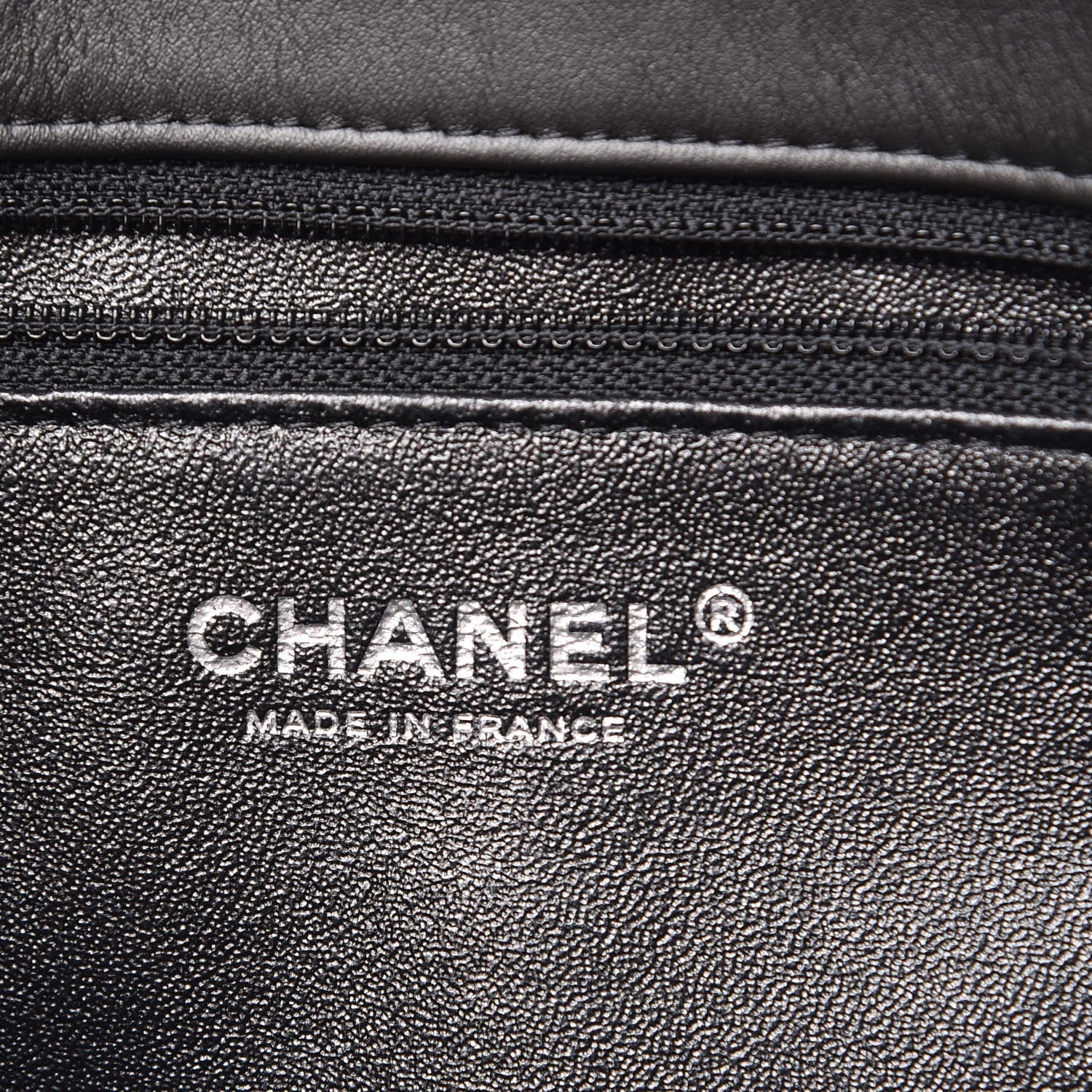 Chanel Patent Metallic Crumpled Calfskin Chevron Quilted Envelope Clutch Black 6 of 10