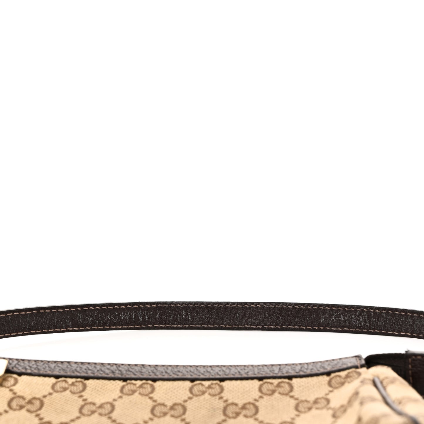 Monogram D Ring Cosmetic Case Brown