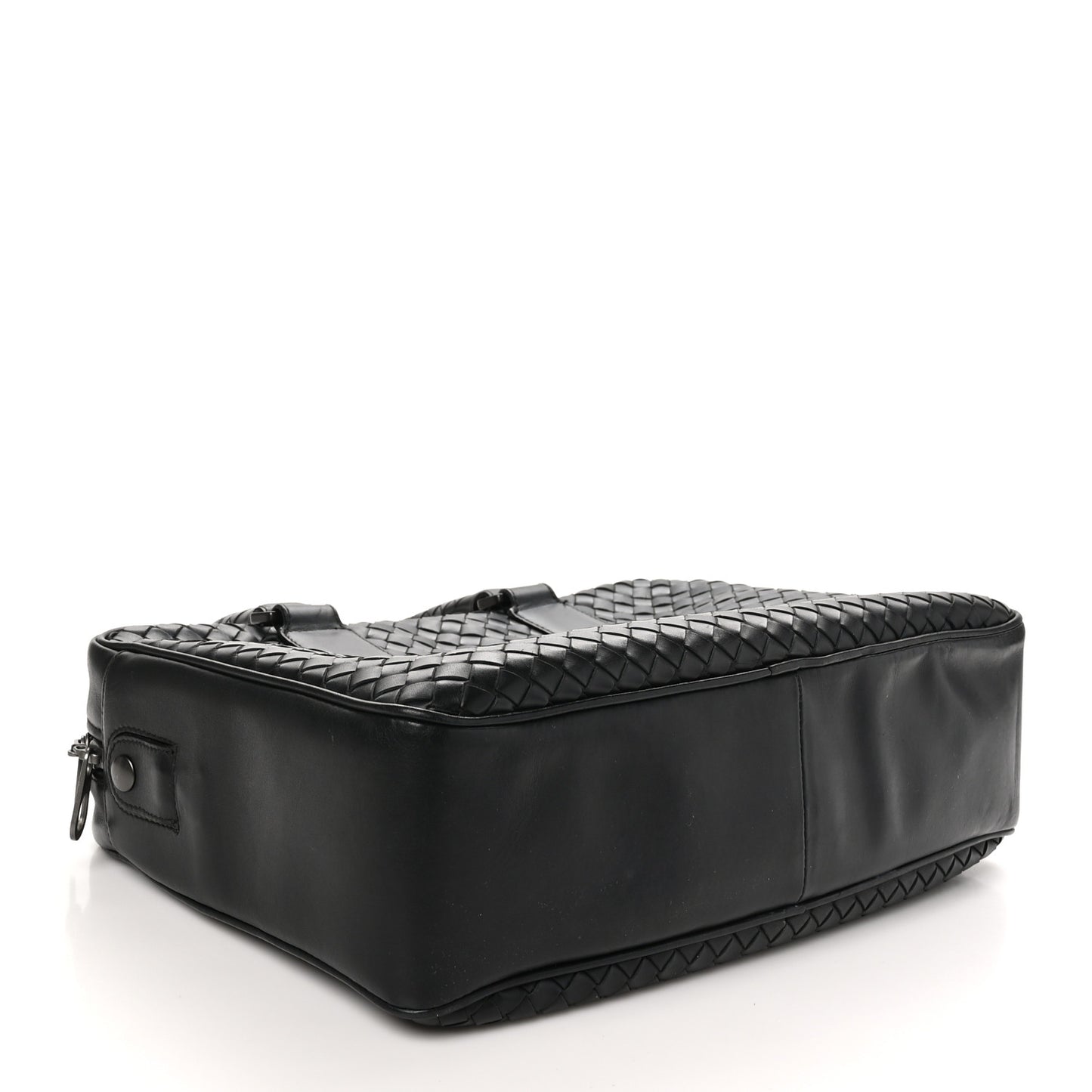 Nappa Intrecciato Briefcase Tote Black