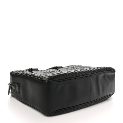 Bottega Veneta Nappa Intrecciato Briefcase Tote Black 4 of 11