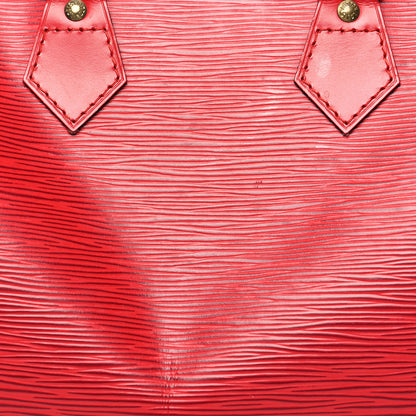 Louis Vuitton Epi Speedy 25 Castillan Red 8 of 15