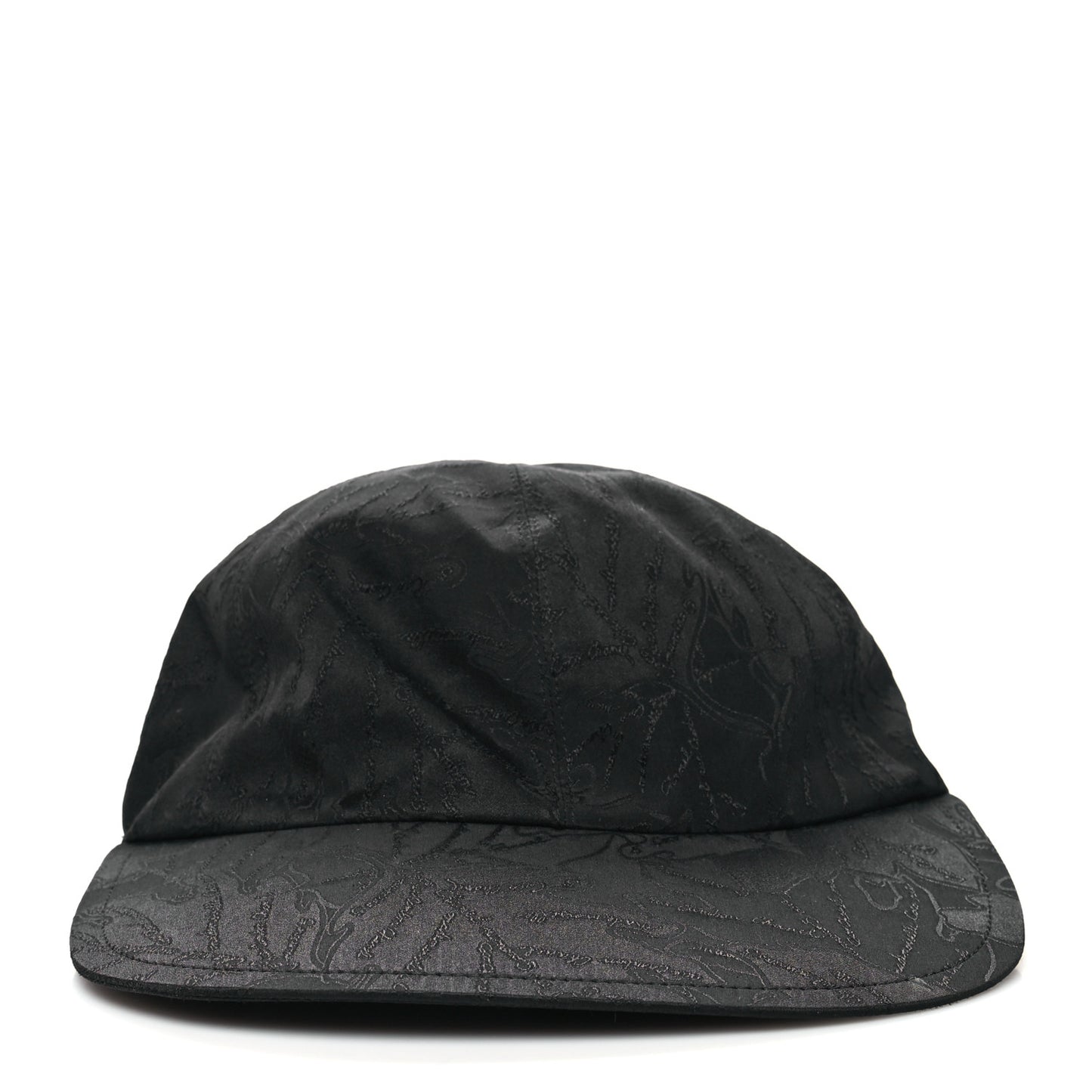 Silk Jacquard CC Cap Hat Black