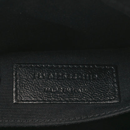 Saint Laurent Calfskin Matelasse Monogram Monochrome Lou Camera Bag Black 7 of 13