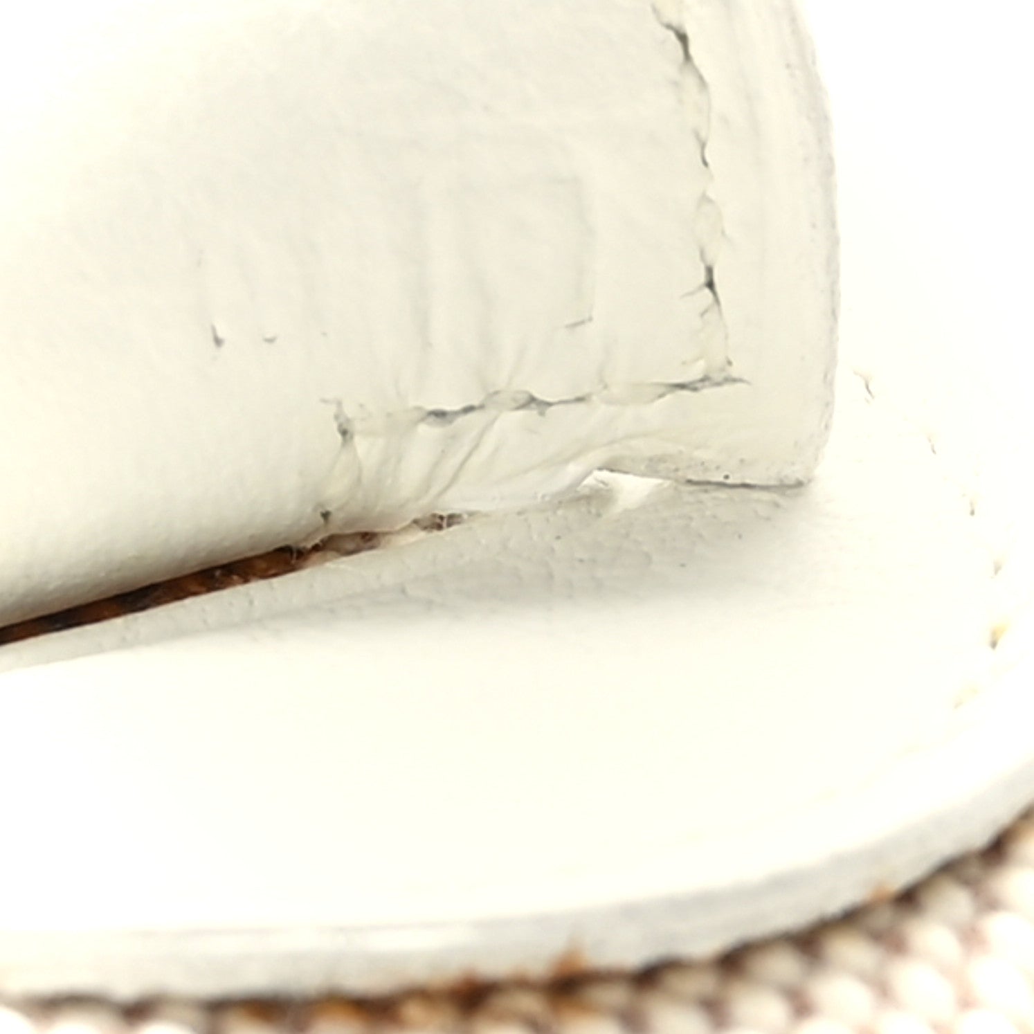 Hermes Toile Taurillon Clemence Evelyne PM Blanc White 7 of 9