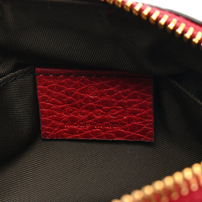 Gucci Soft GG Supreme Monogram Flora Calfskin Small Ophidia Cosmetic Case Beige Ebony Multicolor Rosso 6 of 6
