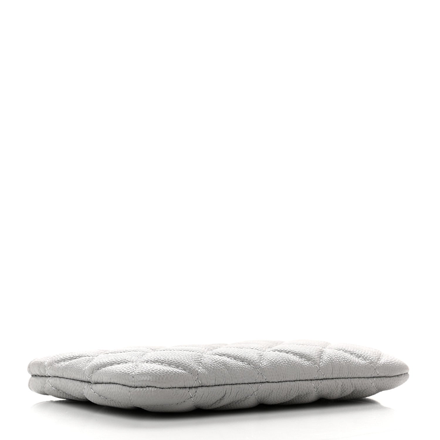 Chanel Caviar Quilted Small Cosmetic Case Grey 4 of 8