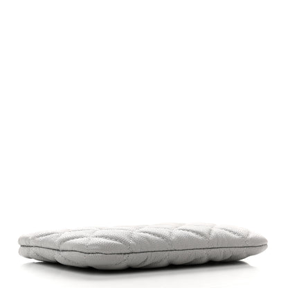 Chanel Caviar Quilted Small Cosmetic Case Grey 4 of 8