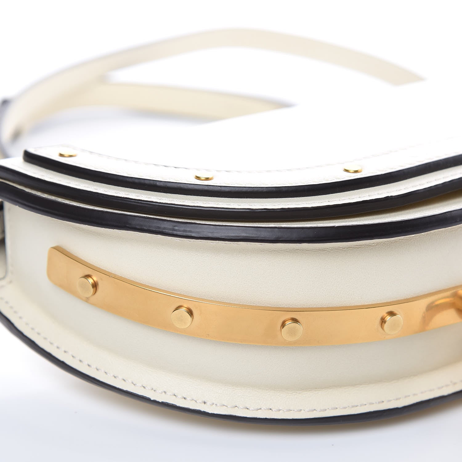 Chloe Calfskin Small Nile Bracelet Minaudiere Bag Off White 8 of 12