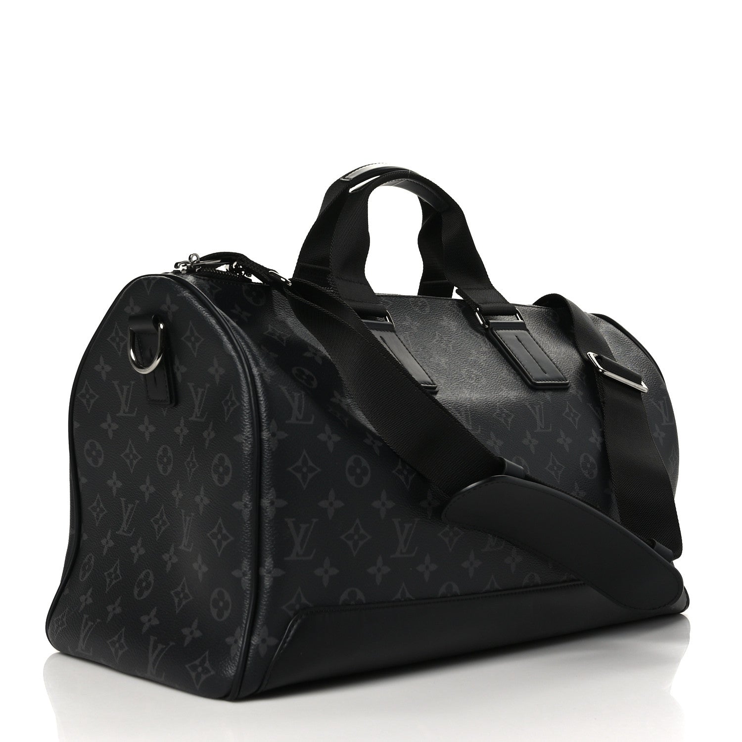 Louis Vuitton Monogram Eclipse Keepall Voyager 4 of 11